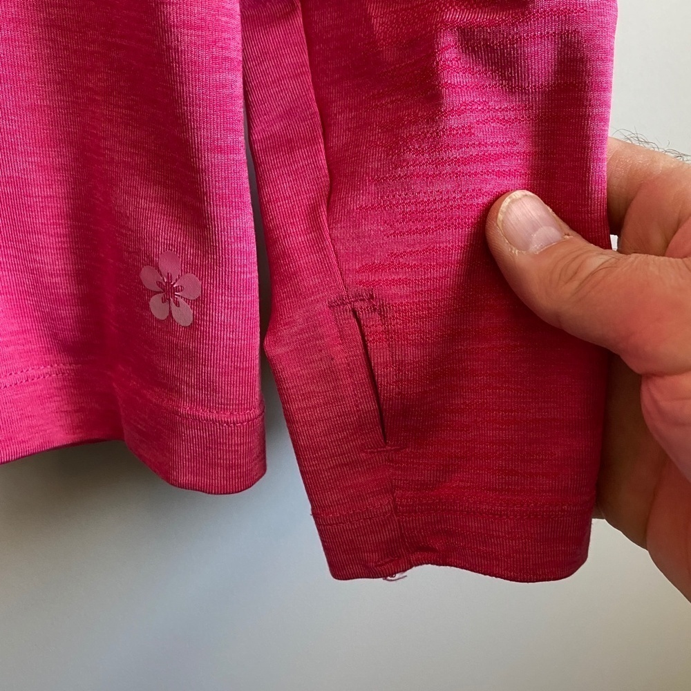 Tuff Athletics Women's Pink Performance Athletic Long Sleeve T-shirt Size Small - Picture 3 of 10